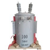 Transformador montado en poste de una sola fase